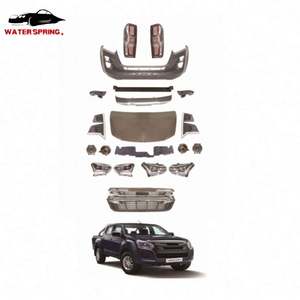 Rejilla de parachoques de capó de alta calidad, Kit de cuerpo de luz trasera de faros LED para ISUZU 2012-2018, actualización de conversión <span class=keywords><strong>D</strong></span>-max a <span class=keywords><strong>2021</strong></span> BodyKit - Product Image 4