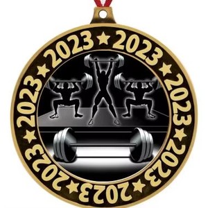 Médailles de <span class=keywords><strong>musculation</strong></span> personnalisées en gros, en alliage de zinc plaqué or, avec motifs de dessins animés - Product Image 1