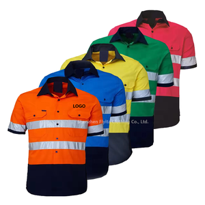 Chemises de travail respirantes en coton et polyester UPF50+ pour les travailleurs, très vendues - Product Image 6