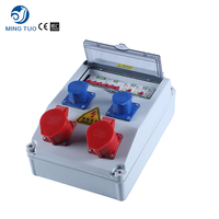 Boîtier de protection électrique portable étanche en PC/ABS et métal, protection de circuit, indice IP65, anti-poussière, pour alimentation temporaire