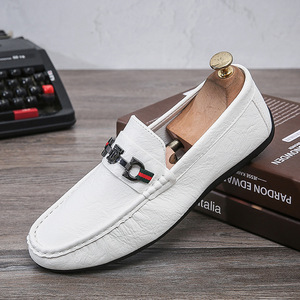 Nuove <span class=keywords><strong>Scarpe</strong></span> in Pelle da <span class=keywords><strong>Uomo</strong></span>, Mocassini di <span class=keywords><strong>Marca</strong></span> a Taglio Basso con Bordo Morbido, <span class=keywords><strong>Scarpe</strong></span> Casual in Pelle da <span class=keywords><strong>Uomo</strong></span> - Product Image 4
