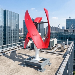 Générateur éolien hélicoïdal de grande puissance 20 kW, kit complet, système éolien à axe vertical raccordé au réseau X-20kw Wind X-20kw - Product Image 1