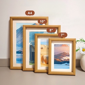 5 "6" 7 "8" 10 "A4 con Design accattivante in metallo UV e serigrafia stampato cornice in legno lettera Frame - Product Image 3