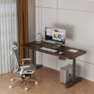 Escritorio de Oficina de Diseño Moderno, Ajustable en Altura, de Roble, Resistente, con Ajuste Eléctrico de Altura, Venta al Por Mayor - Product Image 1