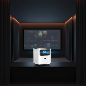 <span class=keywords><strong>Projecteur</strong></span> LCD 4K UHD, système de cinéma maison, portable, WiFi, Android, Smart Beamer, cinéma en plein air - Product Image 1