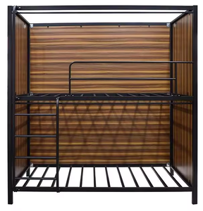 <span class=keywords><strong>Lit</strong></span> superposé moderne et confortable avec rideaux et rangement pour maximiser l'espace dans les auberges, les dortoirs partagés et les hébergements économiques - Product Image 6