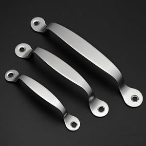 Stainless Steel Door Handle Bar Brushed Surface Mounted Cabinet Hardware Traditional Design Durable For Doors Windows <b>Drawers</b> - Product Image 3