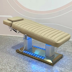 Camilla de Masaje Curva con Altura Ajustable para Extensiones de Pestañas, Camilla Facial de Lujo China con 4 Motores, Camilla de Belleza - Product Image 5