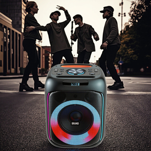 <span class=keywords><strong>New</strong></span> thiết kế đặc biệt ngoài trời Đảng <span class=keywords><strong>bluetooth</strong></span> loa màu đen Loa thông minh cho với RGB đèn Powered Loa - Product Image 1