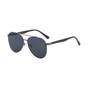 Gafas de sol de aviador Ks-3836 para hombre, montura de metal, lentes de nailon, protección polarizada Uv400, gafas de sol de clase 2 - Product Image 1