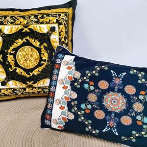 Frosted Velvet Cloth <b>Throw</b> Cases Decorative Pillow 45X45 Cushion Cover - Product Image 2