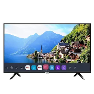 شاشة تلفاز ذكية LCD مسطحة 24 32 43 بوصة شاشة تلفاز LCD 32 40 42 50 65 75 بوصة 4K LED 24 بوصة تلفاز ذكي بنظام أندرويد