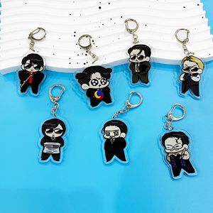 Porte-clés en acrylique KPOP JUNGKOOK SUGA JIMIN V Ugly Strange, JIN J-HOPE RM ARIRANG World Tour, pendentif de sac, cadeaux pour fans - Product Image 1