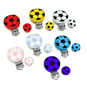 Perles en silicone de qualité alimentaire sans BPA, certifiées CE/EN71, sûres pour la dentition des bébés, style jouet souple - Product Image 2