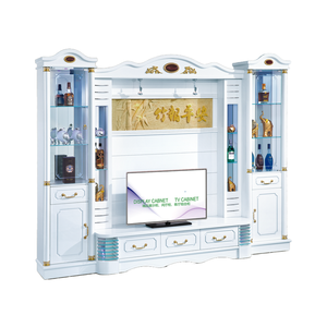 <span class=keywords><strong>Grand</strong></span> <span class=keywords><strong>meuble</strong></span> <span class=keywords><strong>TV</strong></span> combiné moderne ensemble de meubles en bois de taille personnalisée pour le <span class=keywords><strong>salon</strong></span> usine nouveau design extensible caractéristique - Product Image 2