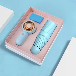 2024 Customized Color Women's <b>Gift</b> Set Mini Fan Water Bottle Towel-Silk Screen Printed High Quality Promotional <b>Gift</b> <b>Box</b> - Product Image 2