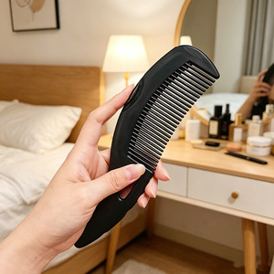 Portable Hollow Energy Comb Large Plastic Massage Hair Comb For Travel And Daily Use - Product Image 1