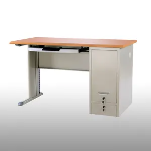 1,2 m popular tamaño pequeño proveedor de China al por mayor MDF muebles de escritorio de oficina de diseño para el escritorio del personal