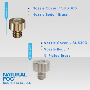 Patented Temperature-Control Anti-Drip Brass Nozzle for All-Season Garden Misting - Product Image 4