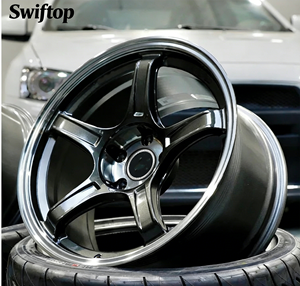 ล้อแม็กซ์ SWIFTOP Custom ขนาด 18 19 20 21 นิ้ว 5x114.3 ผลิตจากวัสดุฟอร์จ ขอบโครเมียมแบบ Deep Dish สำหรับ Infiniti Q50 <span class=keywords><strong>Te37</strong></span> <span class=keywords><strong>Nismo</strong></span> V1 รุ่น 370z - Product Image 2