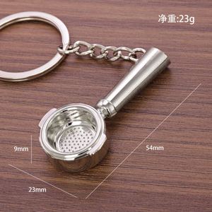 Mini porte-clés créatif 3D en forme de tasse à café et en métal, cadeau promotionnel, série de produits de café, porte-clés attrayant - Product Image 4
