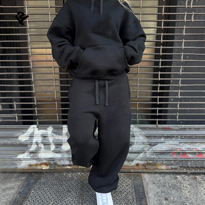 Conjunto <span class=keywords><strong>de</strong></span> Sudadera con Capucha y Pantalones Deportivos Holgados <span class=keywords><strong>de</strong></span> Pierna Recta para <span class=keywords><strong>Hombre</strong></span>, <span class=keywords><strong>Ropa</strong></span> Deportiva <span class=keywords><strong>de</strong></span> Calle, Conjuntos Masculinos <span class=keywords><strong>de</strong></span> Alta Calidad - Product Image 3