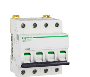 Interruptor Automático Miniatura Schneider IC65N 4P D50A A9F19450 4P D50A  1P-4P 1-63A Modelos Completos - Product Image 1