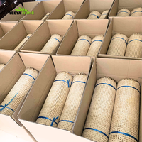 Maßgefertigte Breite Natürliches Indonesisches Rattan-Geflecht Rolle Achteckiges Rohrgeflecht für Möbel Schranktür-Reparatur