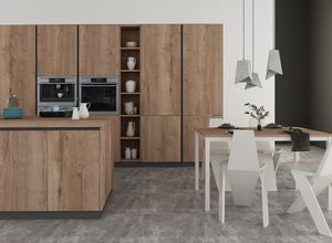 ตู้ครัวไม้ลามิเนตสไตล์ญี่ปุ่น ผลิตตามขนาดที่ต้องการ เฟอร์นิเจอร์ร้านอาหาร ผลิตในจีน กันน้ำ เป็นมิตรกับสิ่งแวดล้อม - Product Image 3