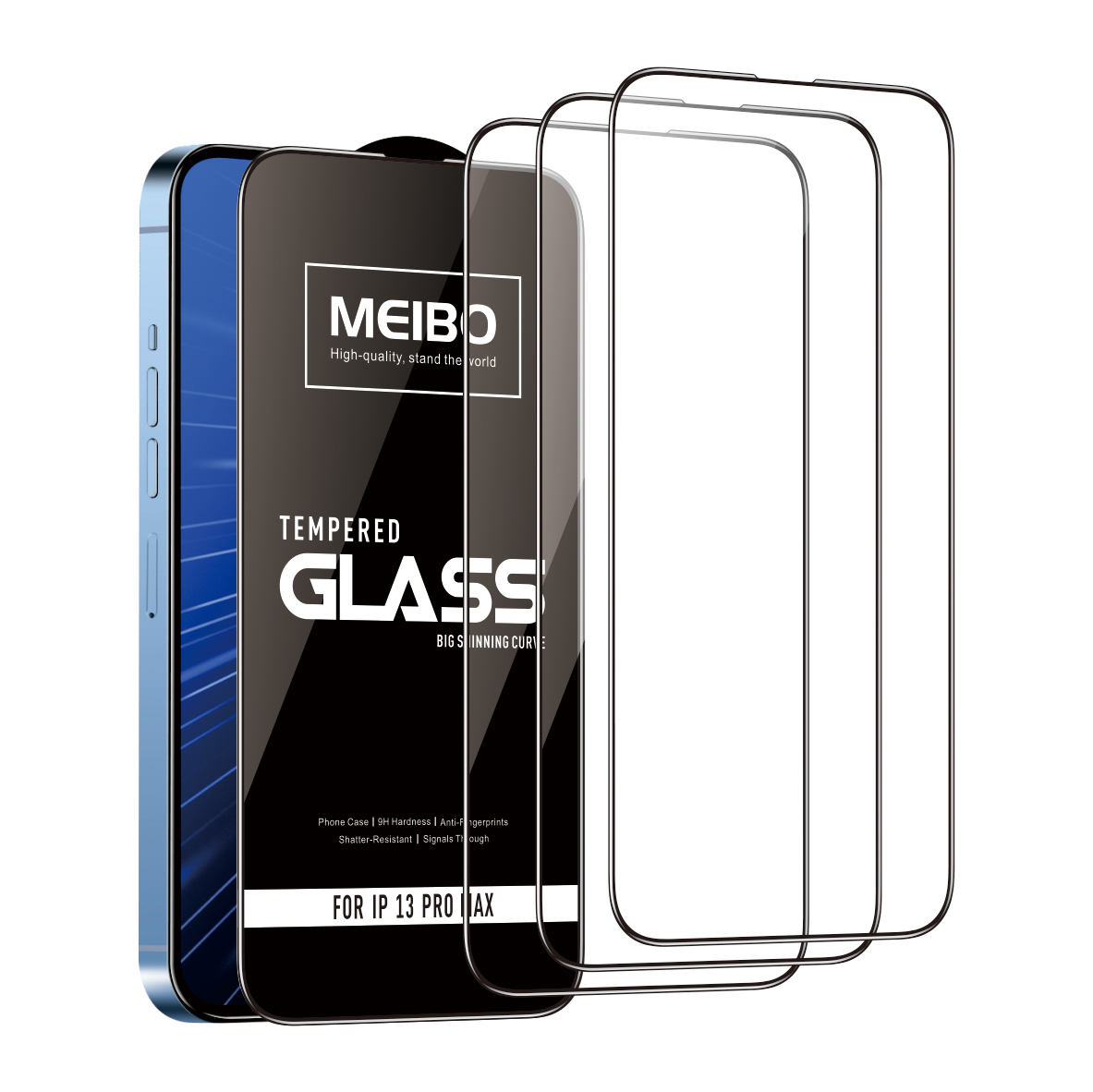 Защитная пленка для экрана iPhone 13, 1, 2 упаковки, 3D полноразмерная Защитная пленка для экрана из закаленного стекла премиум-класса 9H для iPhone 12