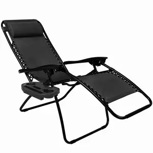 Folding Bench Chair 0 Gravity Recliner Chair With Footrest For Picnic With Supermarket