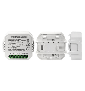 Interruptor Inteligente para Automatización del Hogar, Conectado a <span class=keywords><strong>Internet</strong></span>, 10A, Material de PC, Interruptor de Alimentación de 220V, Módulo de Interruptor WiFi Mini de 1 Canal - Product Image 2