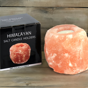 Wholesale Natural Himalayan <b>Pink</b> Salt Hand Carved Nautical Style Tealight Holder with Real Touch for <b>Christmas</b> Home <b>Decor</b> - Product Image 2