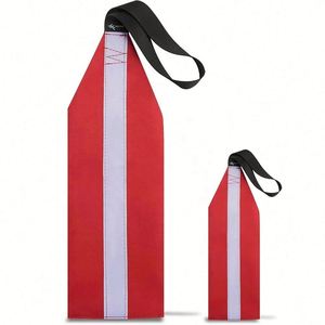 <b>Trailer</b> Warning Reflective Polyester Pennant Flag-Safety Flag for Truck and Pedestrian Crossings - Product Image 1