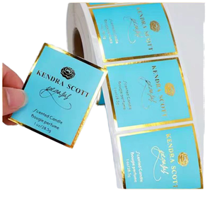 Nhà máy trực tiếp tùy chỉnh bền Vinyl Nhãn dán CuộN nhôm lá dập 'cảm ơn bạn đã đặt hàng của bạn 'Sticker - Product Image 1