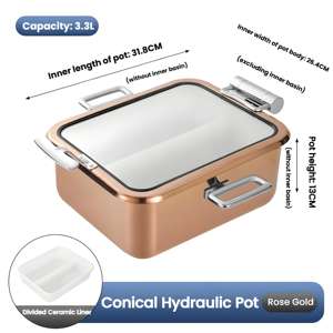 Calentador de Comida Buffet, Juego de Recipientes Rectangulares de Acero Inoxidable Eléctricos de 5L para Restaurante, Hotel, Catering y Fiestas - Product Image 5