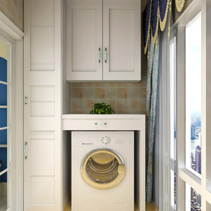 ตู้ไม้อเนกประสงค์เหนือเครื่องซักผ้า - Product Image 4