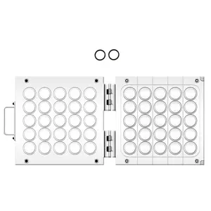 Rapid prototyping tooling maker silicone rubber mold custom compression molding o-ring rubber compression mold