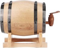 Fût de chêne vieilli de 3 litres, mini fût de whisky avec support adapté au whisky vieilli vin bière tequila cocktailsetc home bar table de