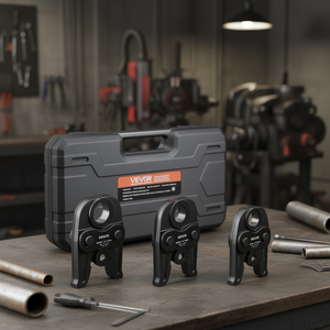 Juego de mordazas de prensado Vevor de 1/2, 3/4 y 1 pulgada, de alta resistencia, para herramientas de prensado estándar, con estuche de transporte. - Product Image 2