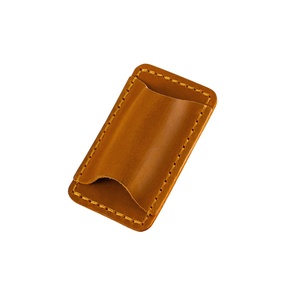 Porte-stylo en cuir Crazy Horse fait main avec boucle en acier, étui pour stylo en cuir de vachette pleine fleur, étui pour stylo de voyageur <span class=keywords><strong>TN</strong></span> - Product Image 4