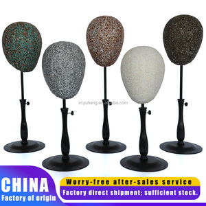 Nuevo Diseño, Cabeza de Maniquí con Diamantes de Imitación Coloridos, Soporte <span class=keywords><strong>para</strong></span> Exhibición de Sombreros y <span class=keywords><strong>Pelucas</strong></span>, Bloque de Cabeza de Maniquí con Base de Metal Retráctil - Product Image 2