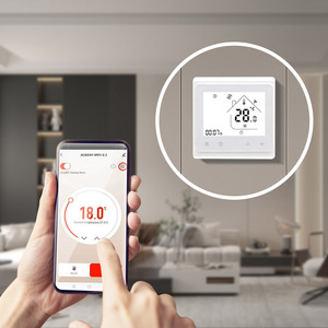 Termostato Smart WiFi RF per Riscaldamento a Pavimento, Hub ZigBee Programmabile, Compatibile con Apple <span class=keywords><strong>HomeKit</strong></span>, Elettrico, Moderno per Hotel - Product Image 3