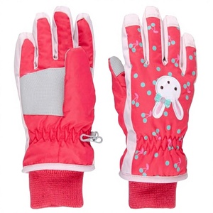 Gants de snowboard unisexes imperméables et thermiques pour l'extérieur, compatibles avec les écrans tactiles, mitaines d'hiver chaudes personnalisées pour le ski, fermeture auto-agrippante Oxford - Product Image 2