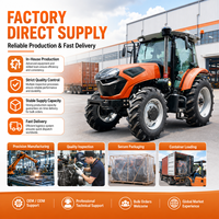 Tractor Agrícola LAWNIO con Envío Gratuito, Ruedas Ajustables Opcionales, Operación Multiusos para Cultivo, Tractor 4x4