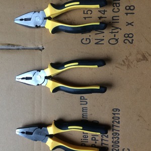 Cisailles à fil en acier au carbone jaune de 6 pouces, pinces de qualité industrielle pour outils de quincaillerie - Product Image 1