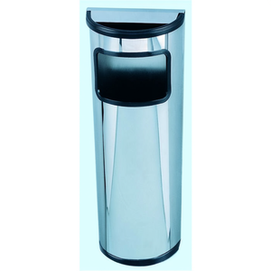Halbrunder Edelstahl-Aschenbecher 1200mm für den Außenbereich - Product Image 2