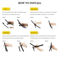 Harga Pabrik Eksklusif Karet Wiper Depan Tanpa Bingkai E90