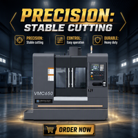 Centro de Mecanizado Vertical CNC de 5 Ejes VMC650, Fresadora CNC para Centro de Mecanizado y Piezas