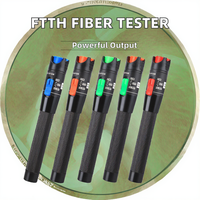 Localizador Visual de Fallas (VFL) de Aleación de Aluminio, Probador de Cable de Fibra Óptica 10KM 15KM 20KM 30KM, Herramienta Portátil para Prueba de Rotura de Fibra FTTH FTTX